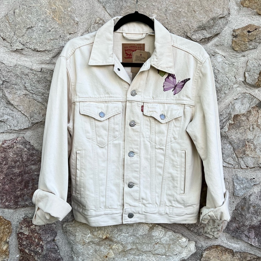 Levi’s ex boyfriend trucker jacket small